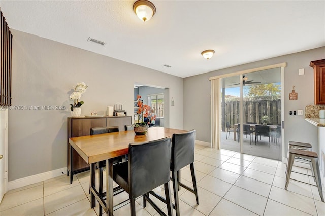 14521 SW 29th Ter Unit 14521, Miami, FL 33175 - dining space with plenty of natural light and light tile patterned floors