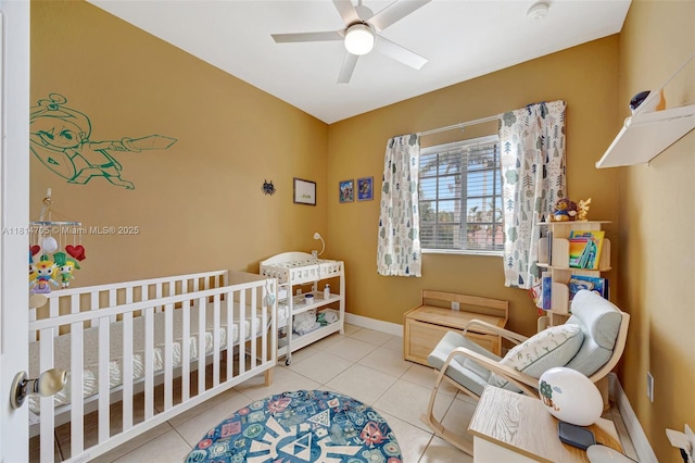 14521 SW 29th Ter Unit 14521, Miami, FL 33175 - tiled bedroom with a nursery area and baseboards