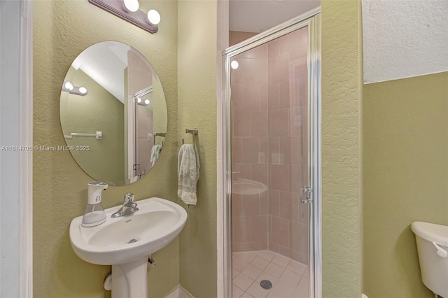 14521 SW 29th Ter Unit 14521, Miami, FL 33175 - full bath featuring a textured wall and a stall shower