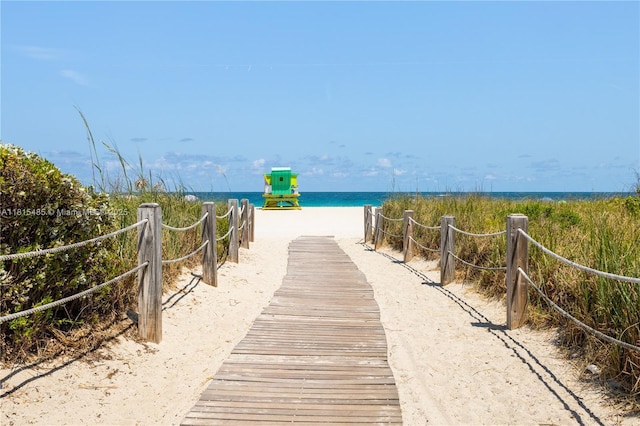 401 Ocean Dr Unit 221, Miami Beach, FL 33139 - view of home's community featuring view of water and beach