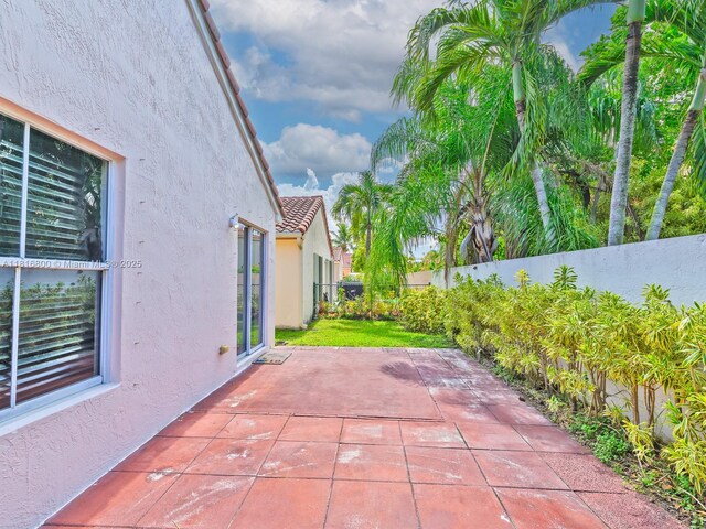 18424 NW 21st St, Pembroke Pines, FL 33029 - fenced backyard featuring a patio