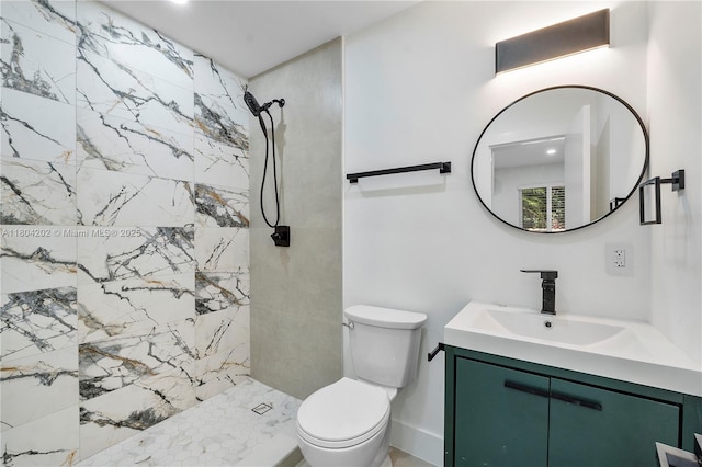 3655 Stirling Rd, Hollywood, FL 33312 - full bathroom featuring vanity, a tile shower, and toilet