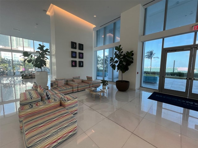 700 NE 26th Ter Unit 2004, Miami, FL 33137 - common area featuring a towering ceiling