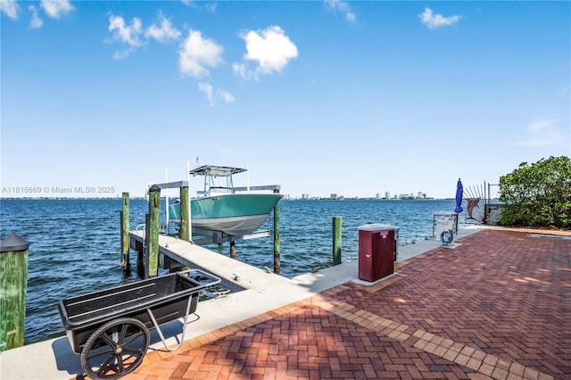 1000 Quayside Ter Unit 1107, Miami, FL 33138 - dock with boat lift and a water view