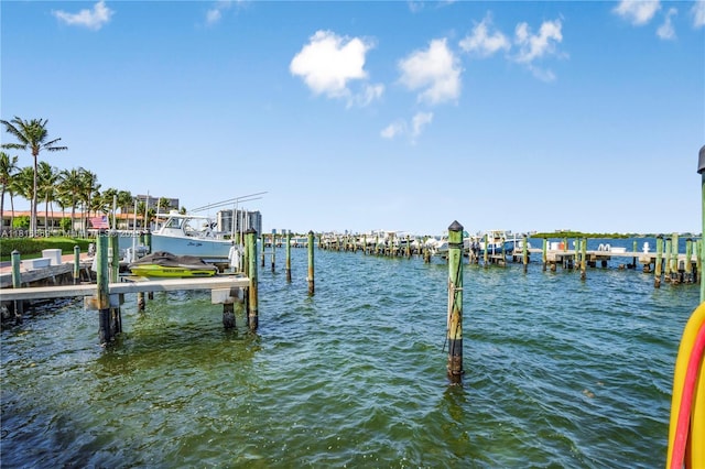 1000 Quayside Ter Unit 1107, Miami, FL 33138 - dock featuring a water view and boat lift