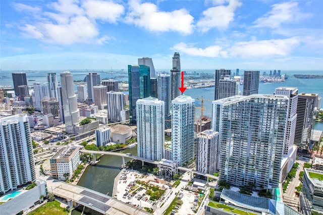 41 SE 5th St Unit 517, Miami, FL 33131 - view of city with a nearby body of water and a notable bridge