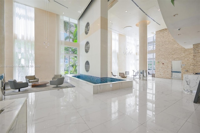 41 SE 5th St Unit 517, Miami, FL 33131 - building lobby with a high ceiling