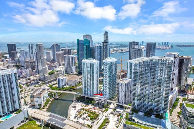 41 SE 5th St Unit 517, Miami, FL 33131 - city view featuring a nearby body of water and a notable bridge