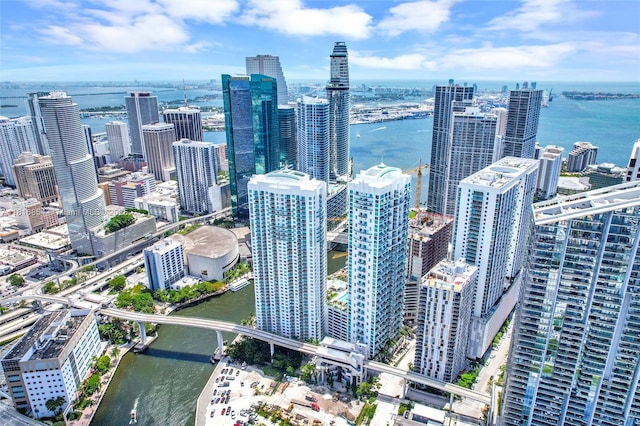 41 SE 5th St Unit 517, Miami, FL 33131 - view of city with a large body of water and a notable bridge