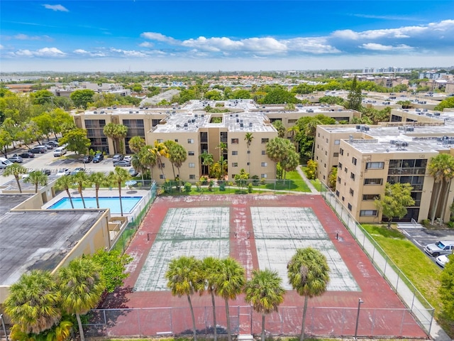 8635 NW 8th St Unit 104, Miami, FL 33126 - bird's eye view of a pool and apartment complex / building