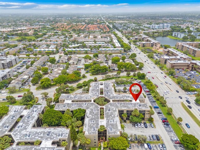 8635 NW 8th St Unit 104, Miami, FL 33126 - aerial view of property and surrounding area with a large body of water
