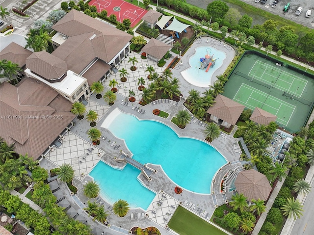 7905 NW 104th Ave Unit 34, Doral, FL 33178 - aerial view of a pool