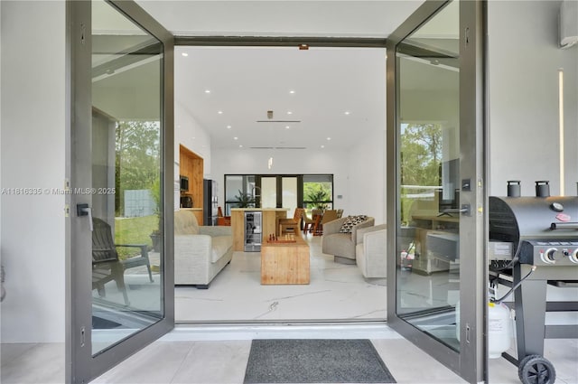 1902 Della Dr, Naples, FL 34117 - entryway featuring beverage cooler