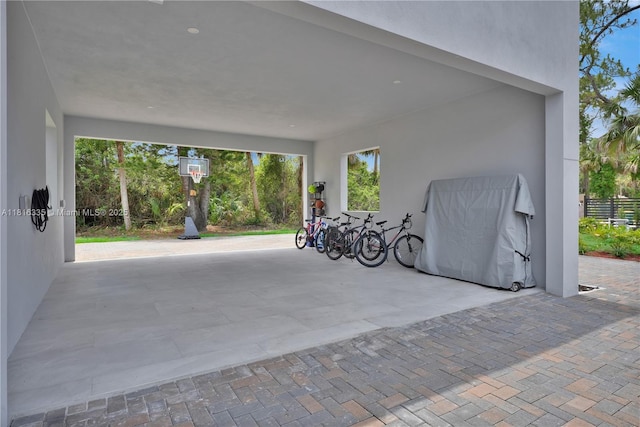 1902 Della Dr, Naples, FL 34117 - view of patio / terrace with a carport