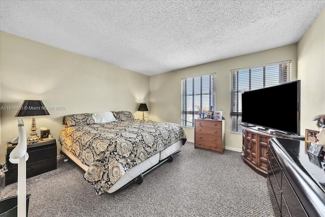 2351 Douglas Rd Unit 1204, Miami, FL 33145 - bedroom featuring carpet, a textured ceiling, and baseboards