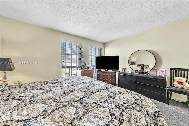 2351 Douglas Rd Unit 1204, Miami, FL 33145 - bedroom featuring carpet and a textured ceiling