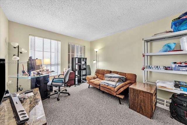 2351 Douglas Rd Unit 1204, Miami, FL 33145 - carpeted office space with a textured ceiling