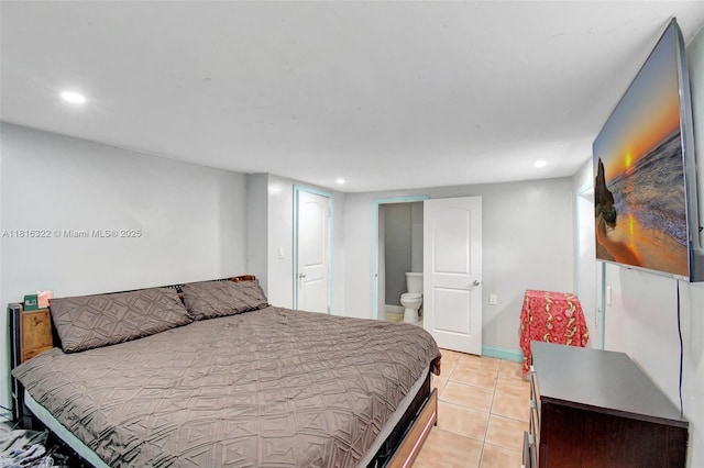 6336 SW 22nd St, Miramar, FL 33023 - bedroom with recessed lighting, light tile patterned floors, and baseboards