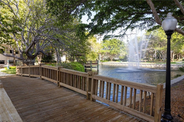 4000 Towerside Ter Unit 804, Miami, FL 33138 - deck featuring a water view