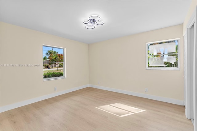 8510 SE Citrus Way, Hobe Sound, FL 33455 - unfurnished room featuring light wood-style flooring and baseboards
