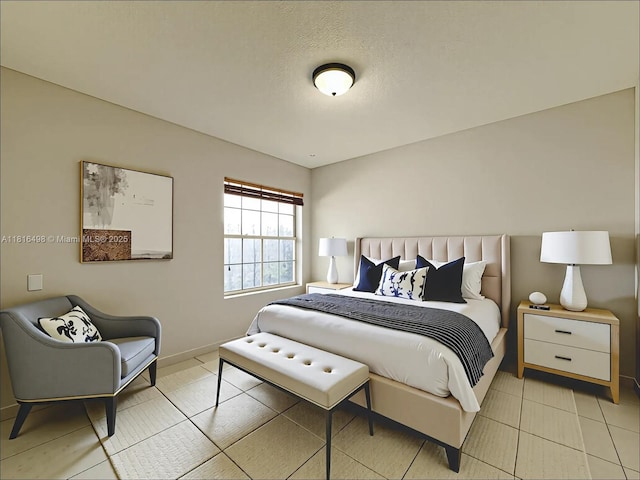 14945 SW 38th St, Miami, FL 33185 - bedroom featuring light tile patterned floors, baseboards, and a textured ceiling