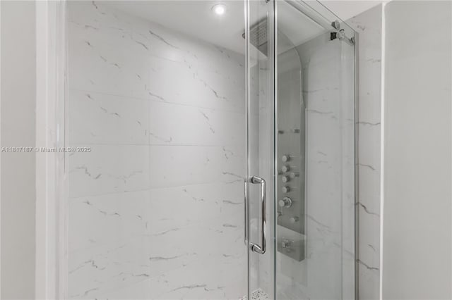 1900 Van Buren St Unit 407B, Hollywood, FL 33020 - full bath with a marble finish shower