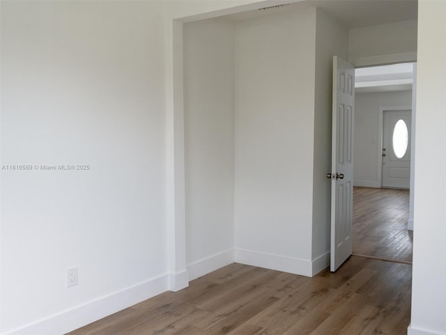 3613 SW 12th Pl, Fort Lauderdale, FL 33312 - unfurnished room featuring wood finished floors and baseboards