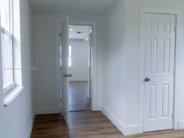 3613 SW 12th Pl, Fort Lauderdale, FL 33312 - hall featuring baseboards and light wood-style floors