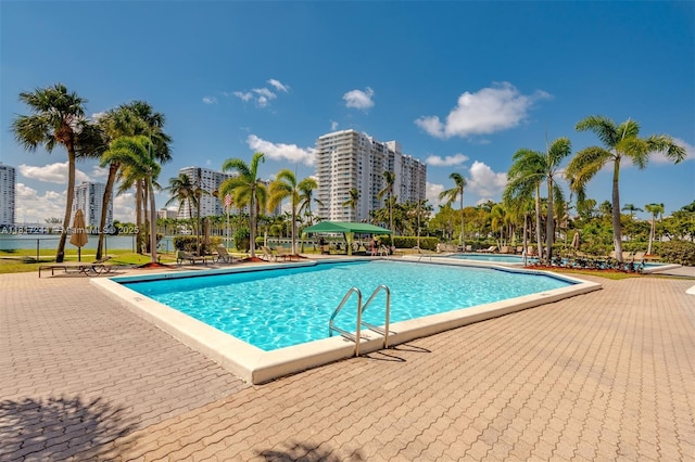 18151 NE 31st Ct Unit 1905, Aventura, FL 33160 - community pool with a patio area