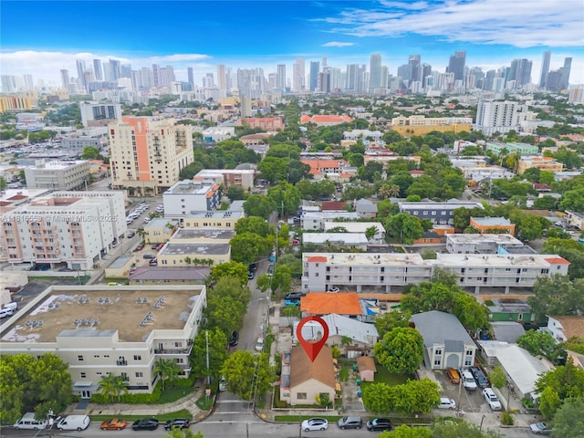 1478 SW 2nd St, Miami, FL 33135 - drone / aerial view of skyline