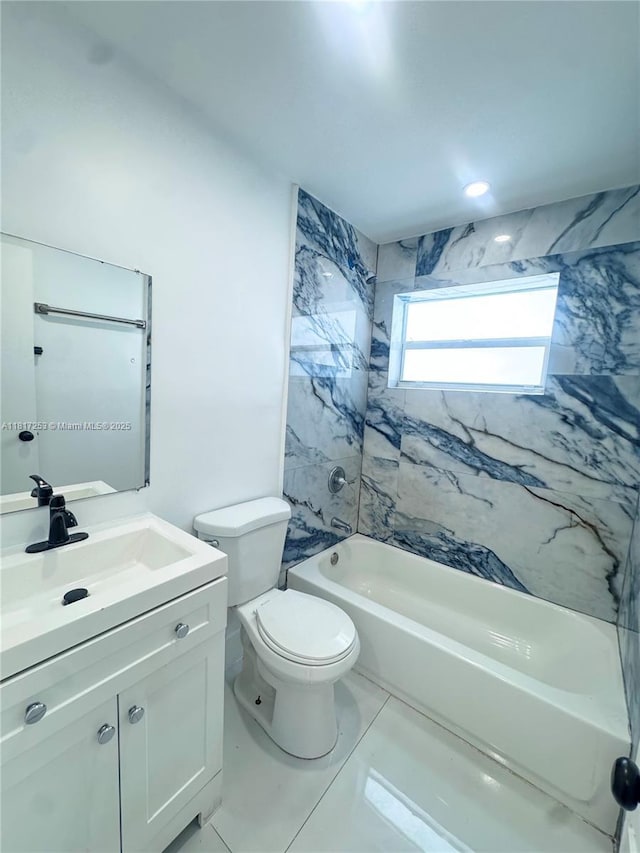 3731 SW 58th Ter, Davie, FL 33314 - full bath with vanity and tub / shower combination