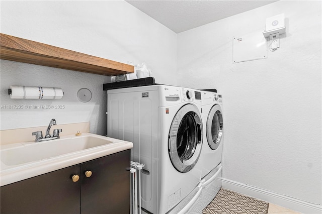 4356 SW 179th Way, Miramar, FL 33029 - washroom with washing machine and clothes dryer and light tile patterned floors