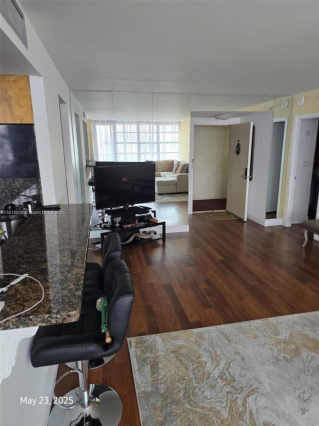 230 174th St Unit 1805, Sunny Isles Beach, FL 33160 - living area featuring wood finished floors