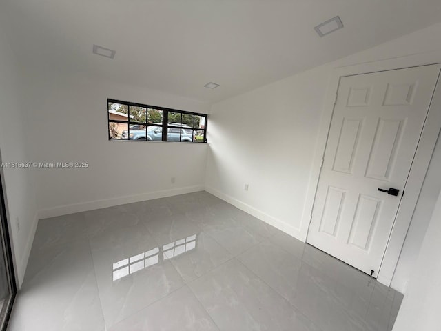 4314 SW 97th Ct, Miami, FL 33165 - unfurnished room with marble finish floors and baseboards