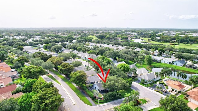 9012 Lake Park Cir S, Davie, FL 33328 - aerial view of residential area with a nearby body of water