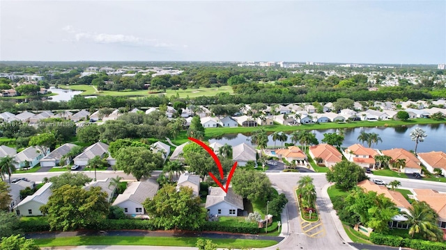 9012 Lake Park Cir S, Davie, FL 33328 - aerial perspective of suburban area featuring a nearby body of water