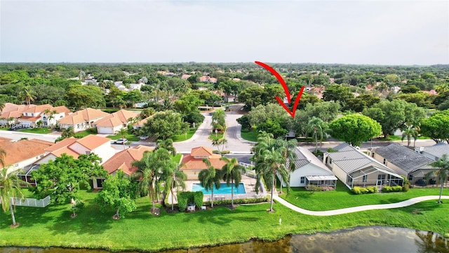 9012 Lake Park Cir S, Davie, FL 33328 - aerial view of residential area with a pool area