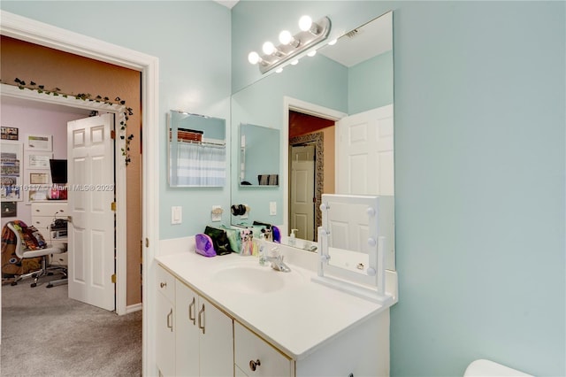 1100 SE 19th Ave, Homestead, FL 33035 - bathroom with vanity and baseboards