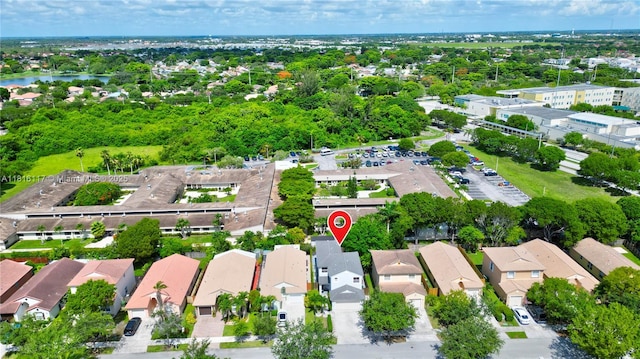 1100 SE 19th Ave, Homestead, FL 33035 - aerial view of property's location featuring nearby suburban area and a large body of water