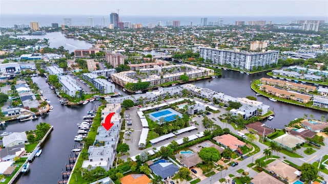1100 SE 5th Ct Unit 87, Pompano Beach, FL 33060 - view of property location with nearby urban area and a large body of water
