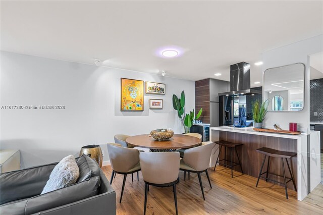 9310 Sunrise Lakes Blvd Unit 206, Sunrise, FL 33322 - dining room with light wood finished floors