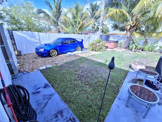 1720 SW 64th Ave, North Lauderdale, FL 33068 - view of yard featuring a hot tub