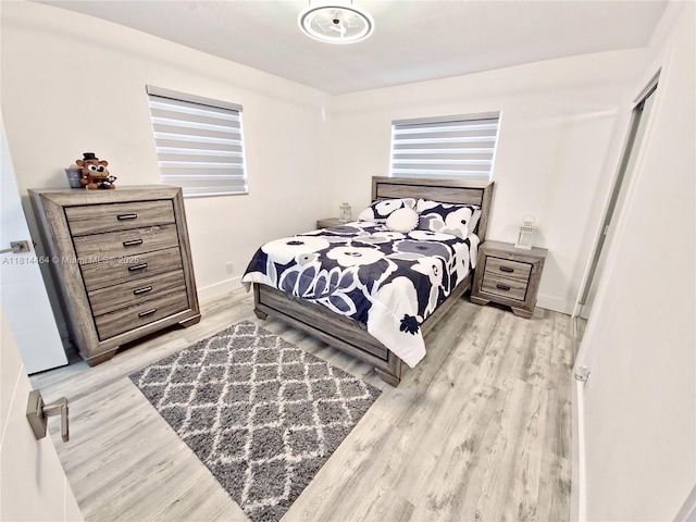 1720 SW 64th Ave, North Lauderdale, FL 33068 - bedroom featuring light wood-type flooring and baseboards