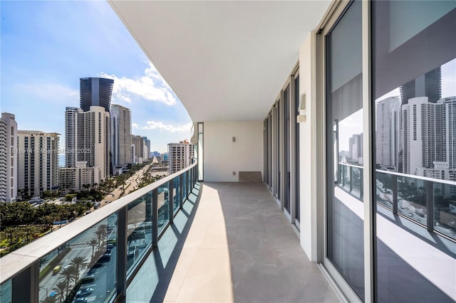 17550 Collins Unit 1604, Sunny Isles Beach, FL 33160 - balcony with a skyline view