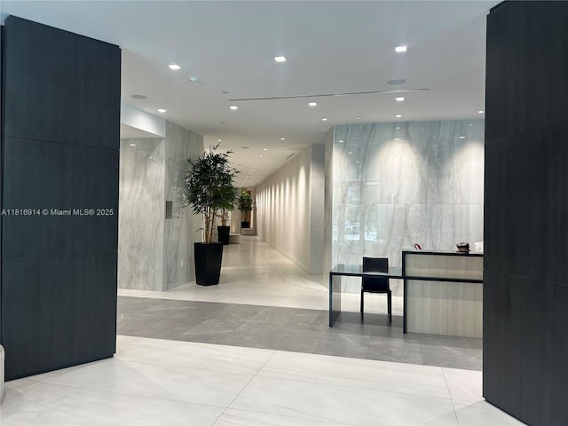 17550 Collins Unit 1604, Sunny Isles Beach, FL 33160 - community lobby featuring recessed lighting