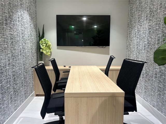 17550 Collins Unit 1604, Sunny Isles Beach, FL 33160 - office area with baseboards