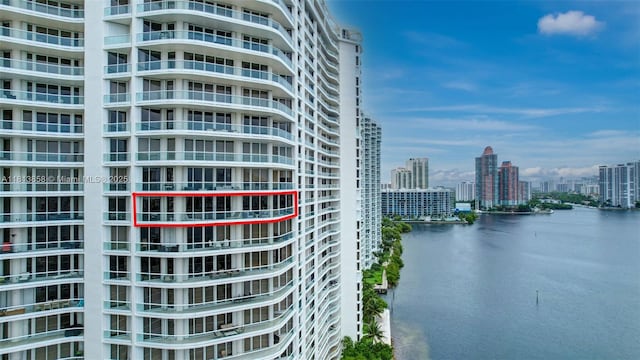 7000 Island Blvd Unit 1701, Aventura, FL 33160 - view of property with a water view and a view of city
