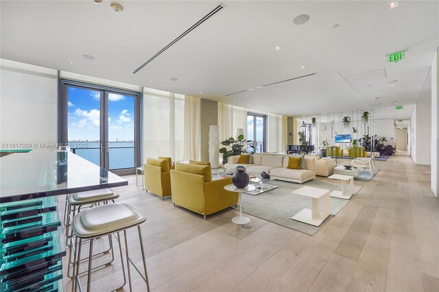 3131 NE 7th Ave Unit 3101, Miami, FL 33137 - community lobby featuring expansive windows
