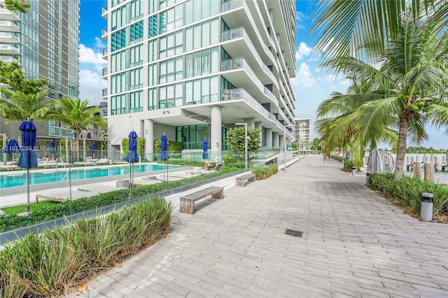 3131 NE 7th Ave Unit 3101, Miami, FL 33137 - surrounding community with a swimming pool
