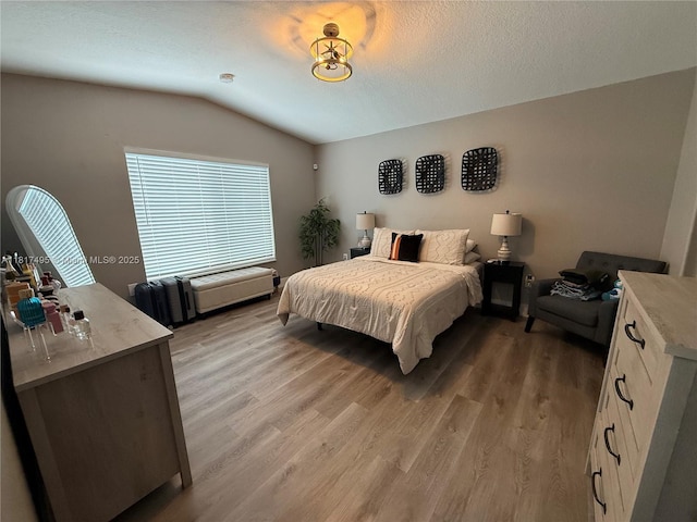 6871 SW 159th Pl, Miami, FL 33193 - bedroom with vaulted ceiling and light wood-type flooring